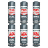 6X Paint Factory Tough Stuff Enamel Grey Primer 400ml Spray Paint